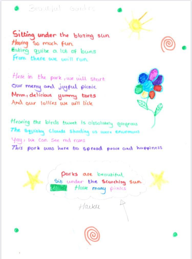 Creative writing poetry examples image